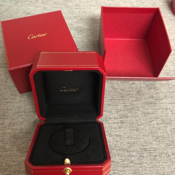 Cartier gift box with ring box